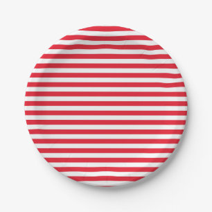 Rood Wit & Blauw Plezierige Patriottische Viering Papieren Bordje