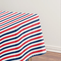 Rood Wit & Blauw Plezierige Patriottische Viering Tafelkleed