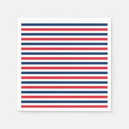 Rood Wit & Blauw Plezierige Patriottische Vrijheid Servet
