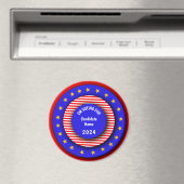 Rood Wit Blauw Politieke Magneet (Insitu (Vaatwasser))