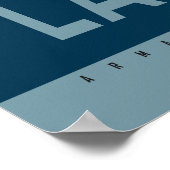 Rood Wit Blauw Pop Art Kip Poster Plant-biased (Hoek)