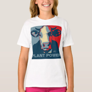  Rood Wit Blauw Pop Art Koe Tshirt