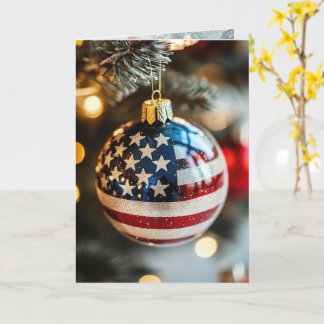 Rood Wit Blauw Prettig Kerstfeest voor Jou! Kaart