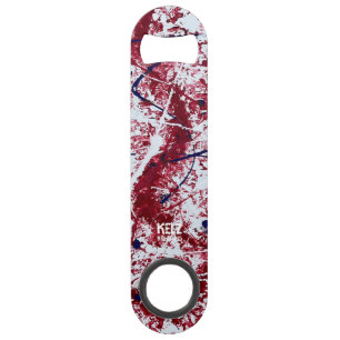 Rood Wit Blauw Roestvrij staal Fles Opener Speed Flessenopener