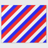 Rood Wit Blauw - Rusland Vlag Cadeaupapier (Vlak)