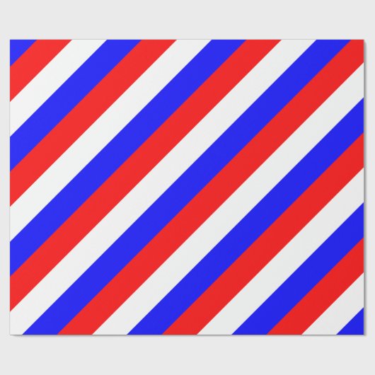Rood Wit Blauw - Rusland Vlag Cadeaupapier (Vlak)