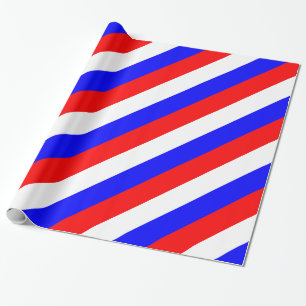 Rood Wit Blauw - Rusland Vlag Cadeaupapier