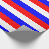 Rood Wit Blauw - Rusland Vlag Cadeaupapier (Hoek)
