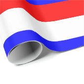 Rood Wit Blauw - Rusland Vlag Cadeaupapier (Rol Hoek)