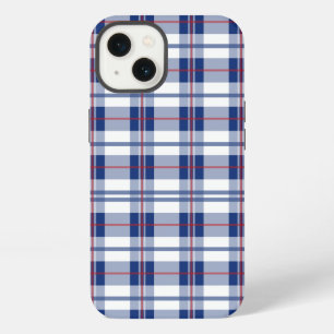 Rood, Wit & Blauw Schotse Ruit iPhone 13 Hoesje