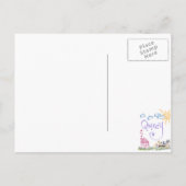 Rood, Wit & Blauw Seizoensgroeten Postkaart Feestdagenkaart (Achterkant)