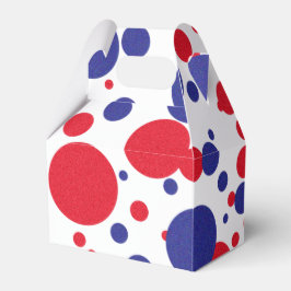 Rood Wit Blauw Shimmer Trump Enorme Party Bedankdoosjes