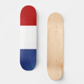 Rood wit blauw skateboard (Voorkant)
