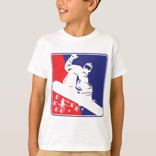 Rood-Wit-Blauw-Sneeuw-Boa T-shirt (Voorkant)