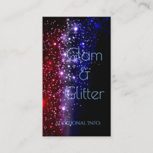 Rood Wit & Blauw Sparkle Visitekaartje 2