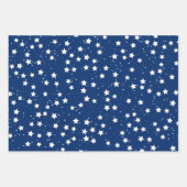 Rood Wit Blauw Sterren Patroon USA Onafhankelijkhe Inpakpapier Vel (Voorkant)