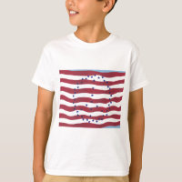 Rood Wit Blauw Sterren Strepen Vredesteken Vlag T