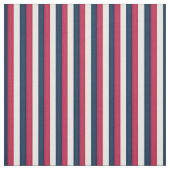Rood Wit & Blauw Stripes (kleinschalig) Stof (Swatch)