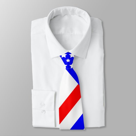 Rood wit Blauw Stropdas (Gebonden)