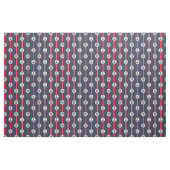 Rood wit blauw stuurwiel stof (Yard (91,4 cm))