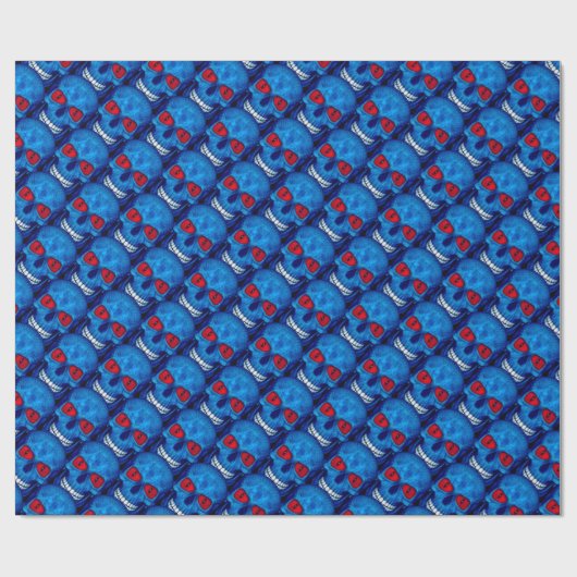 Rood wit blauw Suikerpoeder Verpakkingspapier Cadeaupapier (Vlak)