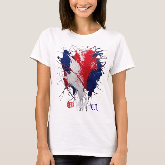 ROOD WIT BLAUW T-shirt (Voorkant)