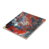 Rood, wit, blauw tegeltje (Zijkant)