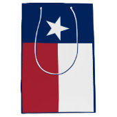 Rood Wit Blauw Texas Vlag Medium Cadeauzakje (Voorkant)