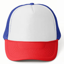 Rood/wit/blauw Trucker Hat