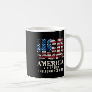 Rood Wit Blauw USA Amerika 4th of July Patriottisc Koffiemok