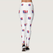 Rood Wit Blauw USA Leggings (Achterkant)