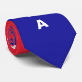 Rood Wit Blauw USA Stropdas (Opgerold)