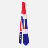 Rood Wit Blauw USA Stropdas (Achterkant)