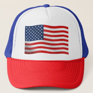 Rood Wit Blauw USA Trots  Trucker Pet