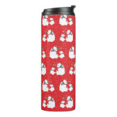 ROOD WIT BLAUW VAKANTIE POLAR BEER FAMILIE THERMOSBEKER (Gedraaid links)