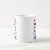 Rood Wit Blauw Vier Juli Koffiemok (Center)