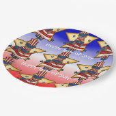 Rood wit & blauw Vierde Bord Beer document juli (Gekanteld)