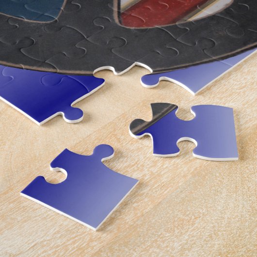 Rood, Wit Blauw Vrede - Puzzel Legpuzzel (Zijkant)