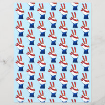 Rood Wit Blauw Vredesteken Handen Patroon Papier