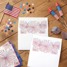 Rood, wit & blauw vuurwerk 4 juli