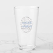 Rood Wit Blauw Vuurwerk Glas (Achterkant)