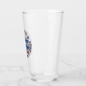 Rood Wit Blauw Vuurwerk Glas (Links)