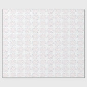 Rood Wit Blauw Vuurwerk het Verpakken Document Cadeaupapier (Vlak)