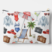 ROOD WIT BLAUW ZOMERVAKANTIE ARTIKELEN ETUI (Achterkant)