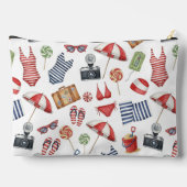ROOD WIT BLAUW ZOMERVAKANTIE ARTIKELEN ETUI (Achterkant)