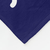 Rood Wit Blauwe Chevron Aangepaste Kleine Fleece D Deken (Hoek)
