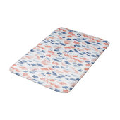 Rood Wit Blauwe Dierenprint Badmat (Gekanteld)