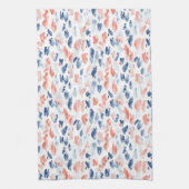 Rood Wit Blauwe Dierenprint Theedoek (Verticaal)
