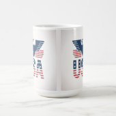 Rood Wit Blauwe Morphing USA Mok (Midden)