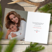 Rood Wit Bloemen Gelukkig Moeders Dag Wenskaart